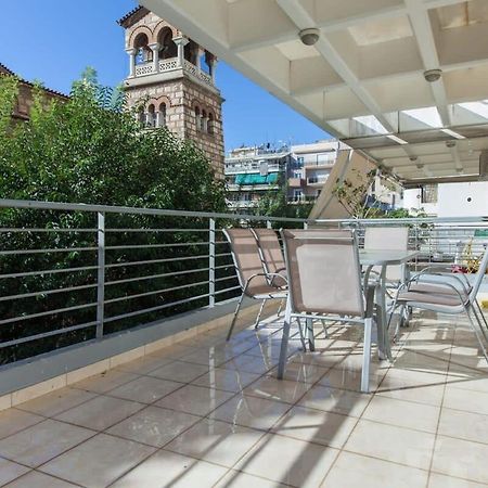 Scenic Balcony Apt In Vibrant Petralona Athena Bagian luar foto